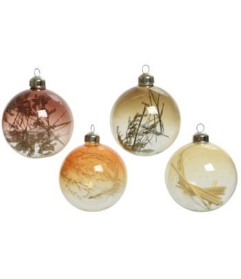 Dried Flower Glass Baubles...