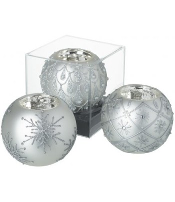 Silver Glass Bauble...