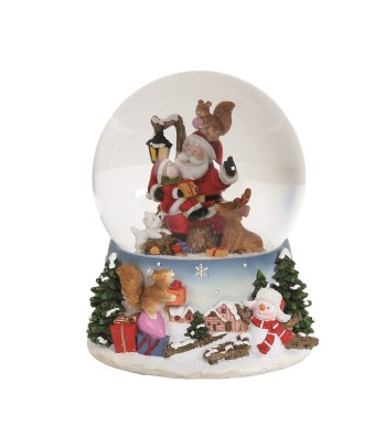 Santa Snow Globe 20cm