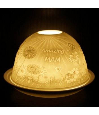 "Amazing Mam" Tealight Dome