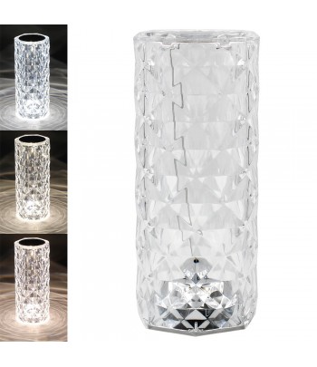 LED Rose Ice Diamond Lamp -...