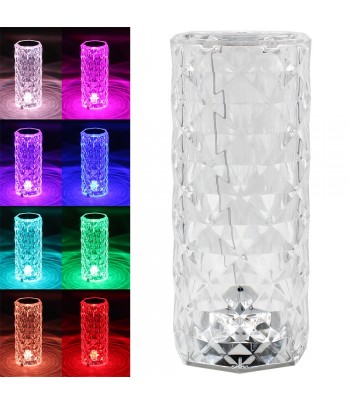 LED Rose Ice Diamond Lamp...