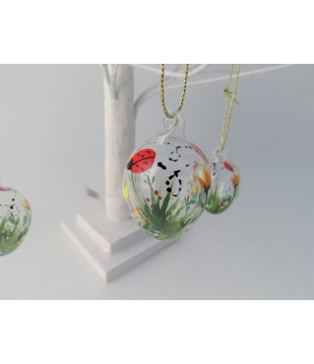 Mini Glass Egg Decoration