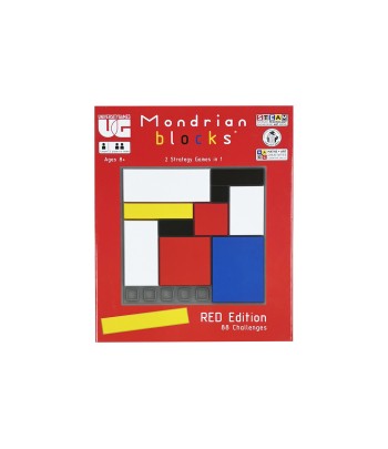 Mondrian Red blocks