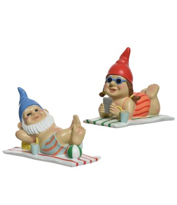 Gnome At Beach Ornament 24cm