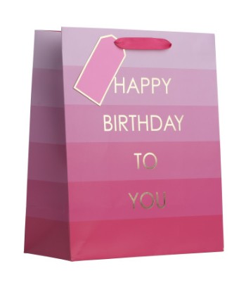 Gift Bag Birthday Pink...