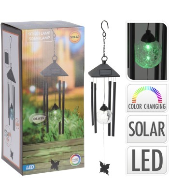 Solar Powered LED Wind Chime
