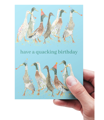 A6 Eco Card - Quacking...