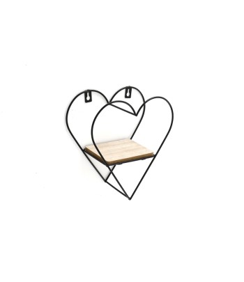 Wire Heart With Wood Wall...
