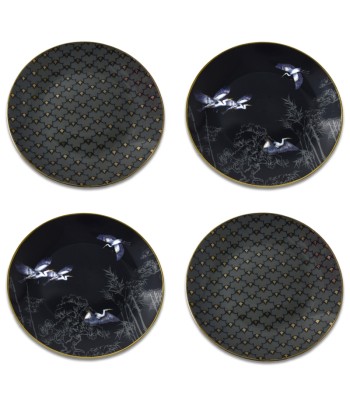 Set Of 4 Coupe Side Plates...