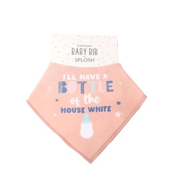 Splosh Baby Bib - House White