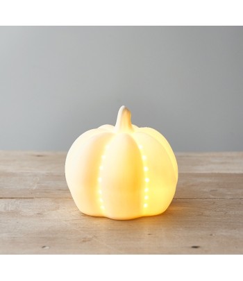 Ceramic LED Pumpkin, 11cm