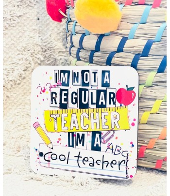 Best Teacher Coaster - Cool...