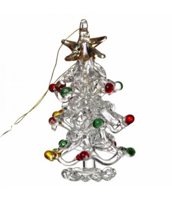 Tree With Coloured Baubles 5cm