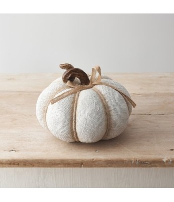 White Textured Pumpkin (19cm)