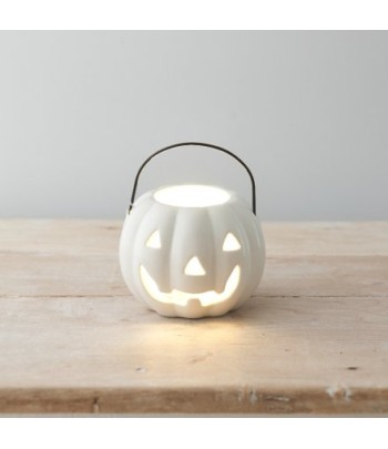 White Pumpkin Lantern (11cm)