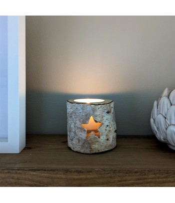 Silver Birch Wooden Candle...
