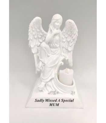 "Mum" Angel With Flickering...