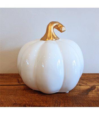 Large Ceramic Pumpkin With...