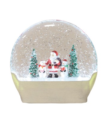 LED Santa and Snowmen Domed...