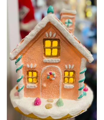 Pink LED Gingerbread House...