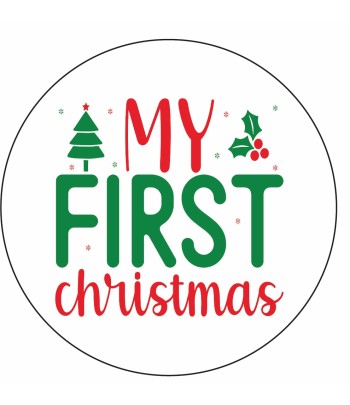 Disc MDF - My First Christmas