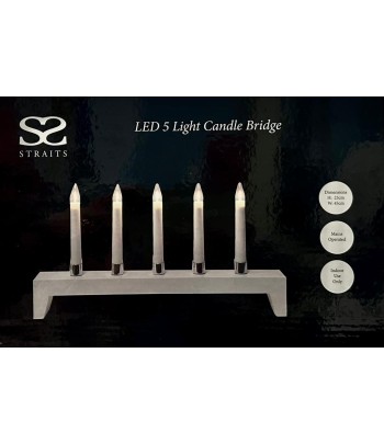 Led White Five Candle...