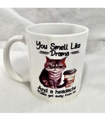 Cat Drama Ceramic Mug