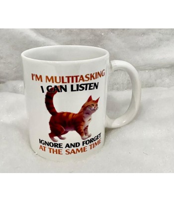 Cat Multitasking Ceramic Mug