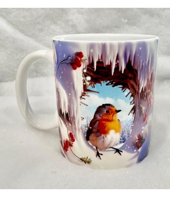 Christmas Robin Ceramic Mug