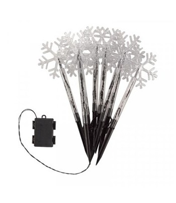 Snow Decor Stakes Set Of 8