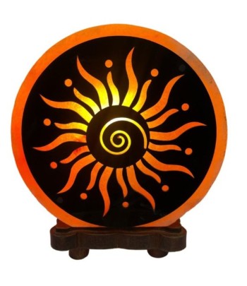 Spiral Sun Salt Lamp