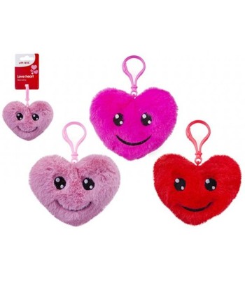 Plush Love Heart with Clip...