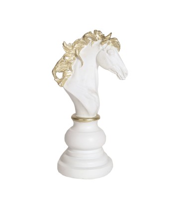 Knight Chess Piece in White...