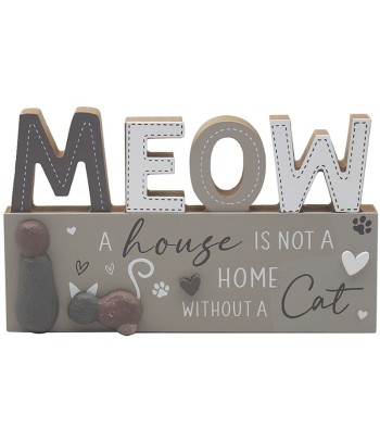 Meow Plaque, 18cm