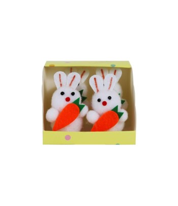 Bunnies With Carrots Easter...