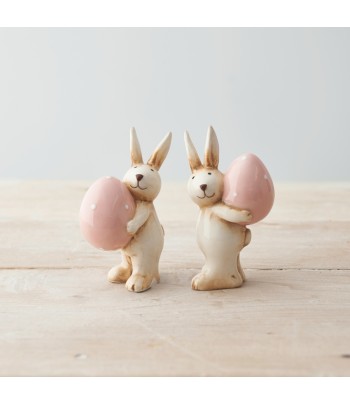 Rabbits with Eggs, 10cm (2...