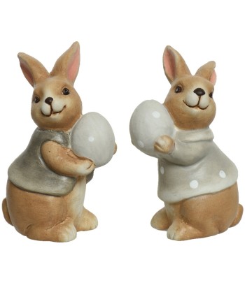 Dotty Bunny Ornaments (2...