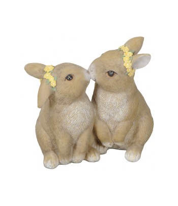 Kissing Flower Crown Bunnies