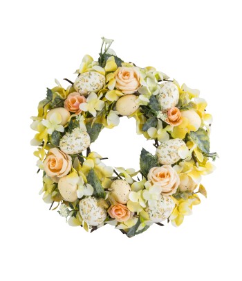 Yellow & Peach Egg Wreath...