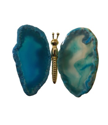 Blue Agate Butterfly