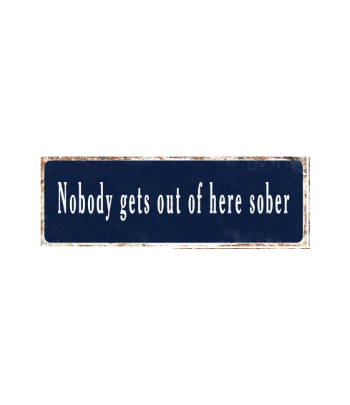 Large Metal Sign - Nobody...