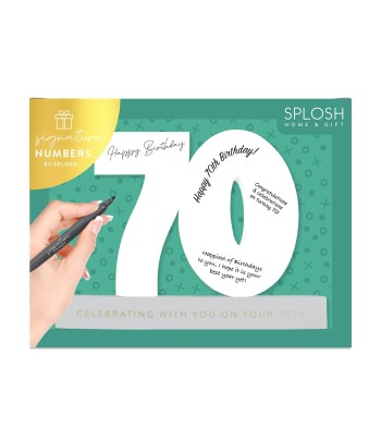 Splosh - 70 Signature Number