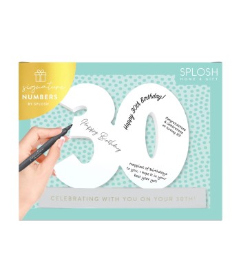 Splosh - 30 Signature Number