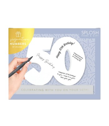 Splosh - 50 Signature Number