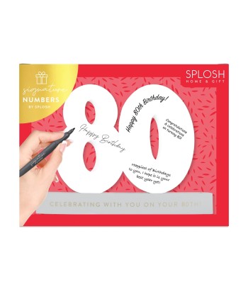 Splosh - 80 Signature Number