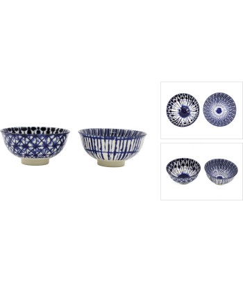 Blue Patterned Bowl 15cm (2...