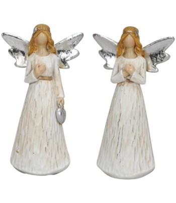 Silver Wing Angels, 2 Assorted