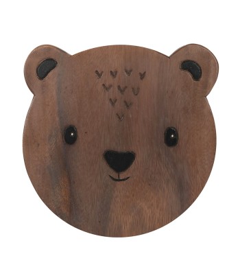 Children's Wooden Bear Stool