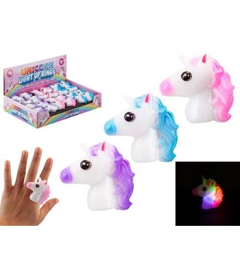 Light Up Unicorn 6cm (6...